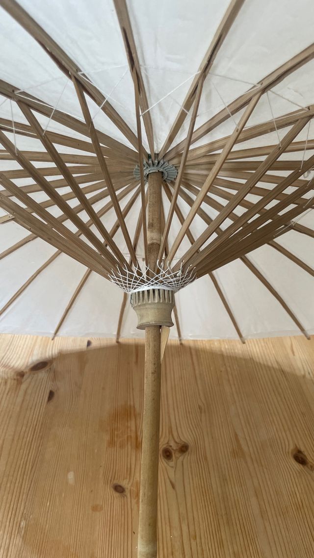 Parasol japonés papel y bambú
