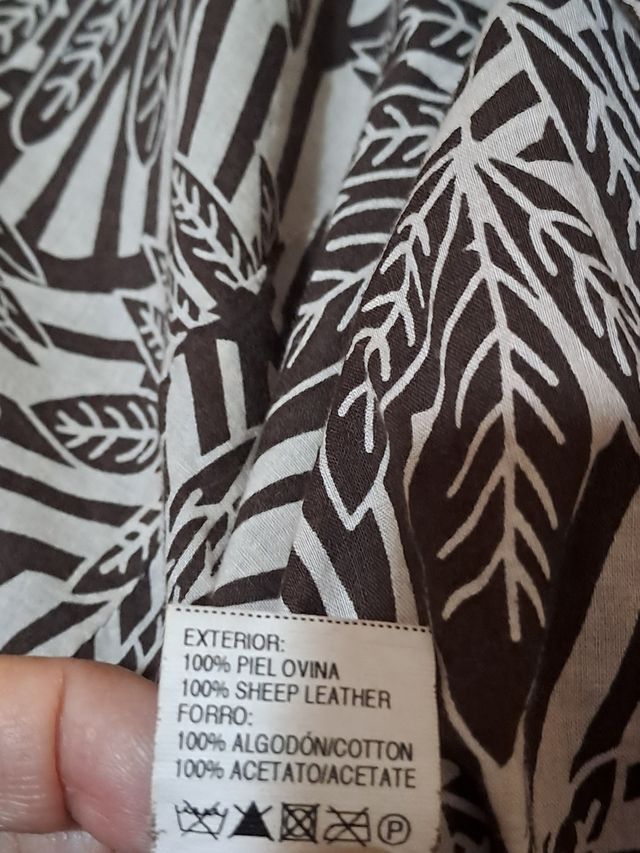 Chaqueta de Piel Marrón eBlé, vintage