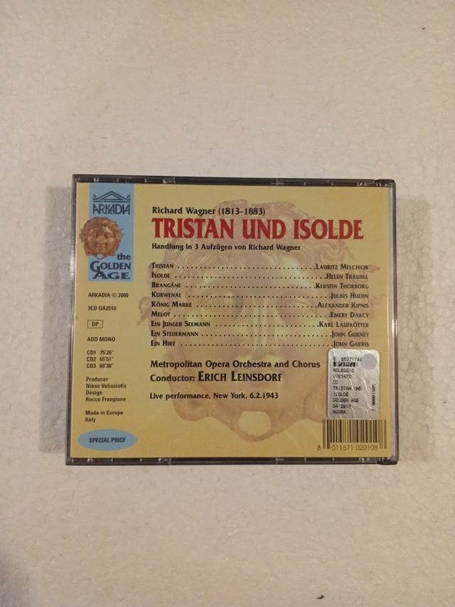 3CD Tristan und Isolde Melchior Traubel Leinsdorf