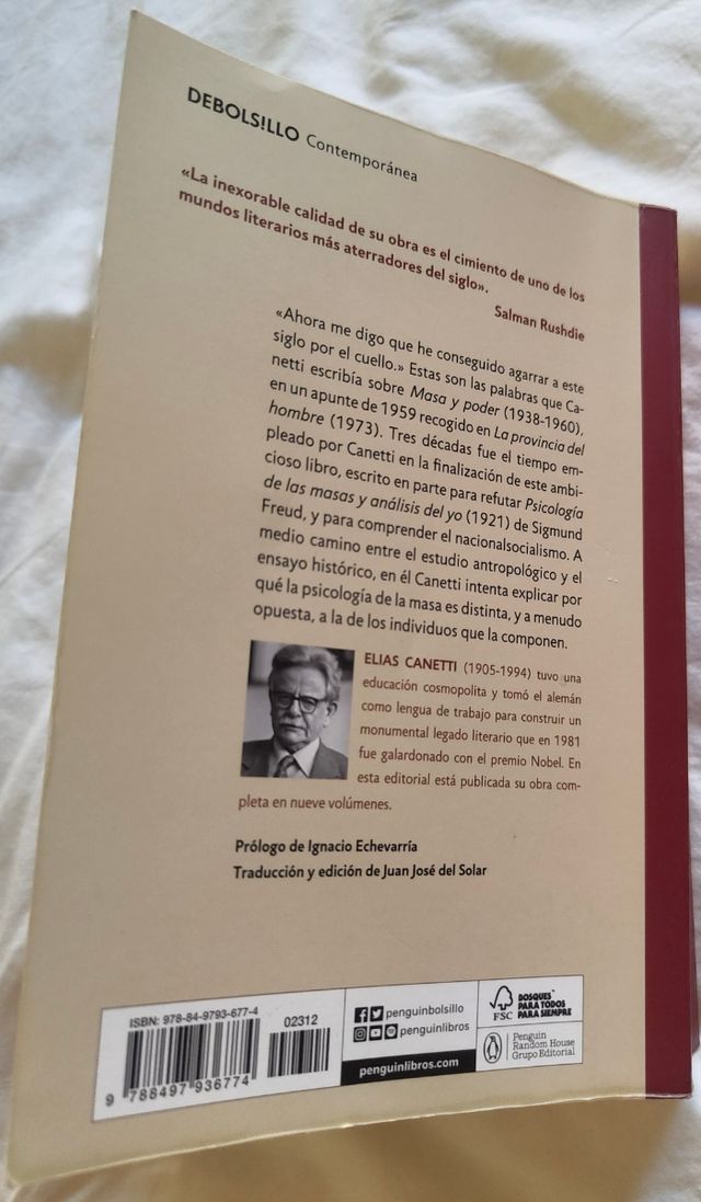 Eiías Canetti - Masa y Poder