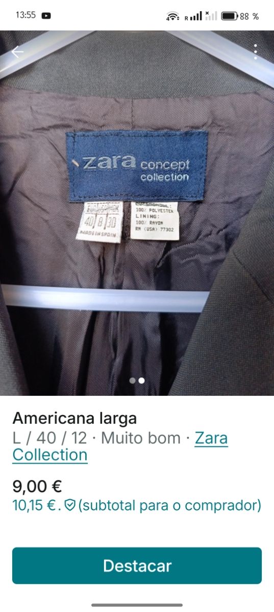 Americana Zara L/40/12