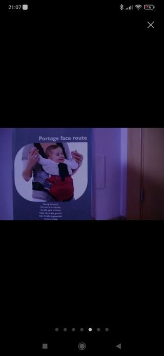 Mochila de porteo ergonómica