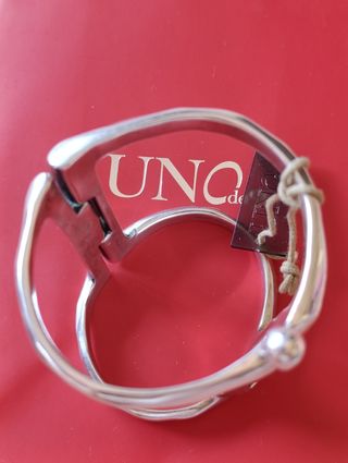 Pulsera Uno de 50 Mujer Plata Nueva