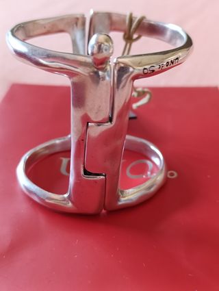 Pulsera Uno de 50 Mujer Plata Nueva