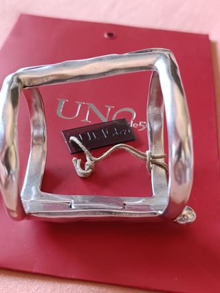 Pulsera Uno de 50 Mujer Plata Nueva