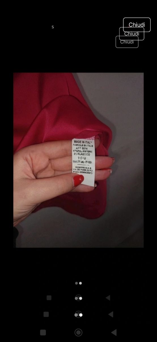 Top donna rosa taglia S