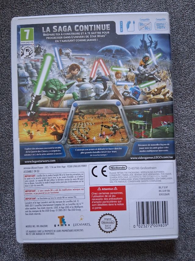 Juego Wii Lego Star Wars III: The Clone Wars