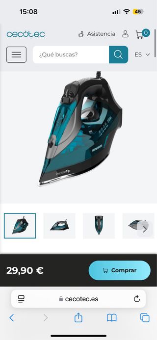 Plancha Cecotec Fast & Furious 5055 Pro