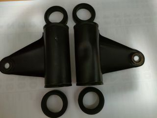 Coppia supporti faro moto