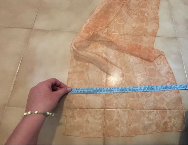 Borsetta e sciarpa vintage multicolor