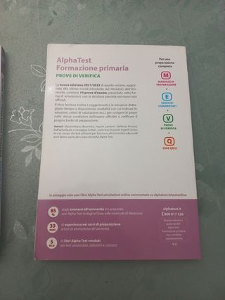 Alpha Test Libri Formazione Primaria