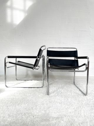SILLÓN BAUHAUS MID CENTURY. ITALIA. 70s