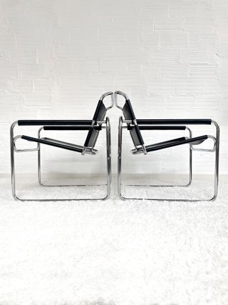 SILLÓN BAUHAUS MID CENTURY. ITALIA. 70s