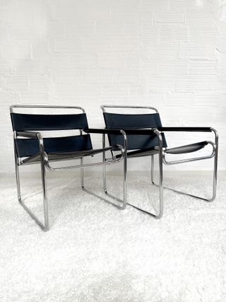 SILLÓN BAUHAUS MID CENTURY. ITALIA. 70s