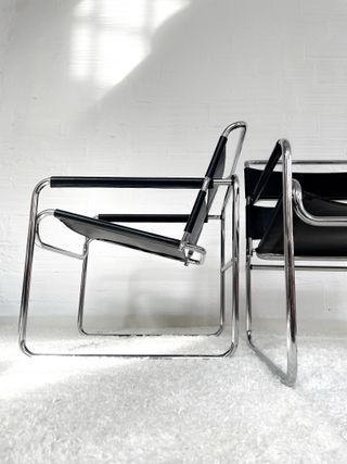 SILLÓN BAUHAUS MID CENTURY. ITALIA. 70s