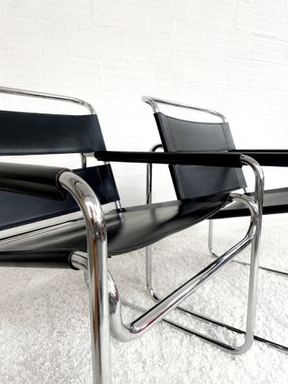 SILLÓN BAUHAUS MID CENTURY. ITALIA. 70s
