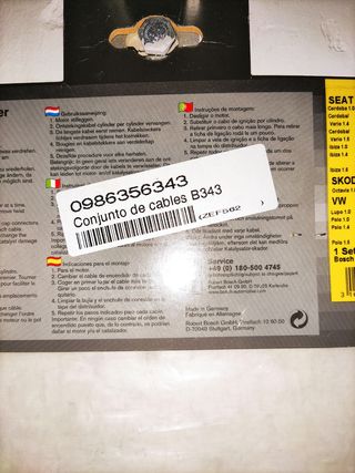 Cables de Bujía Seat/Skoda/VW FAE
