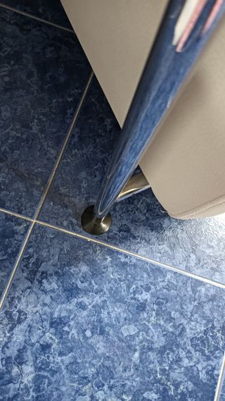 Sofá de piel blanco