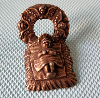 Belén/Pesebre Bronce / Metal Miniaturas Completo