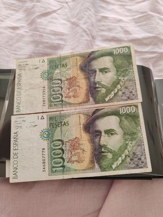 Billetes 1000 pesetas