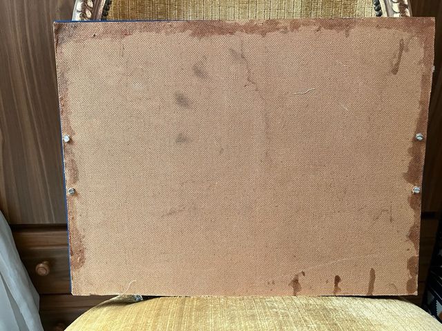 Bandeja cristal pintada a mano esmalte