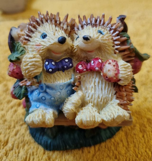 Set di figurine vintage anni 90 orsetti e ricci.