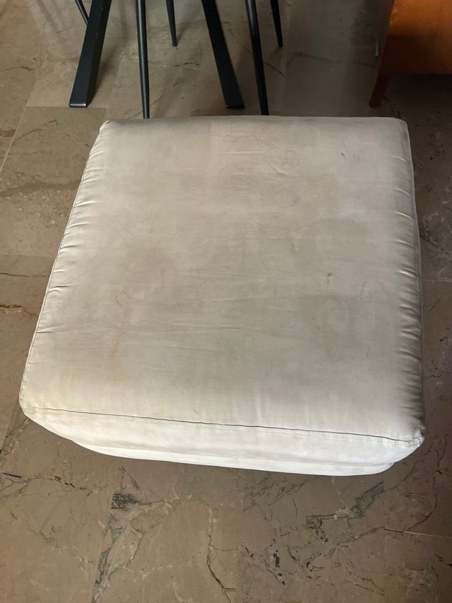 Taburete de 1 plaza beige