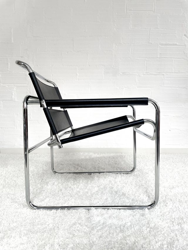 SILLÓN BAUHAUS MID CENTURY. ITALIA. 70s