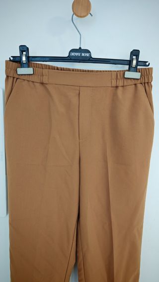 Pantaloni eleganti da donna marrone