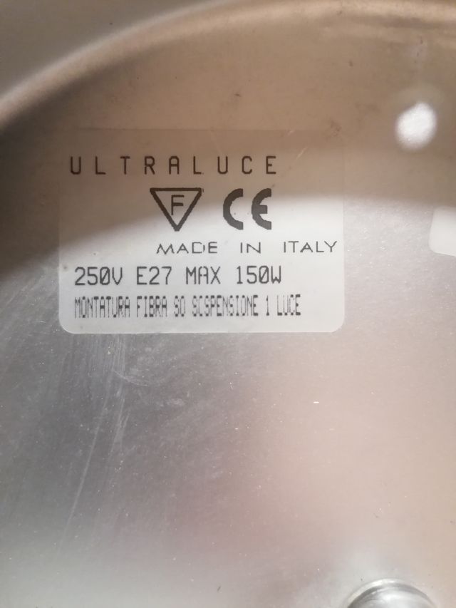 Lampadario a sospensione ULTRALUCE Made in Italy