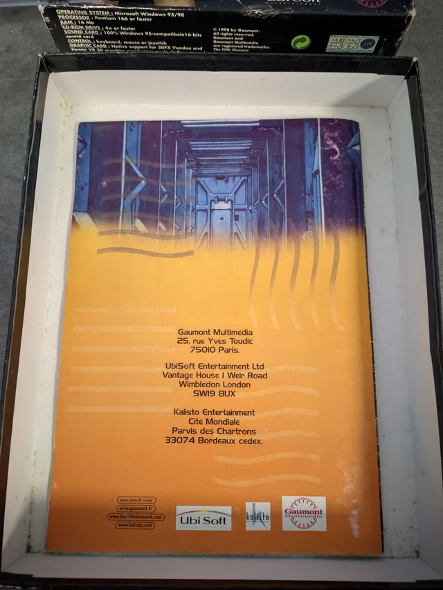 The Fifth Element Jogo PC Big Box Ubi Soft