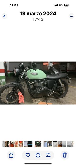 Triumph Bonneville Cafe Racer