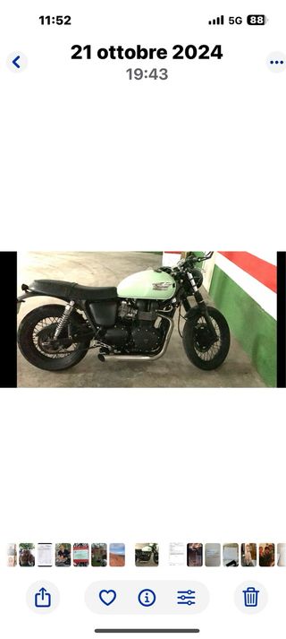 Triumph Bonneville Cafe Racer