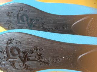 3 PARES DE BAILARINAS Azules Talla 38