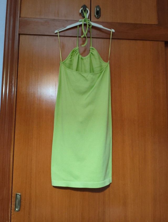 Vestido verde halter