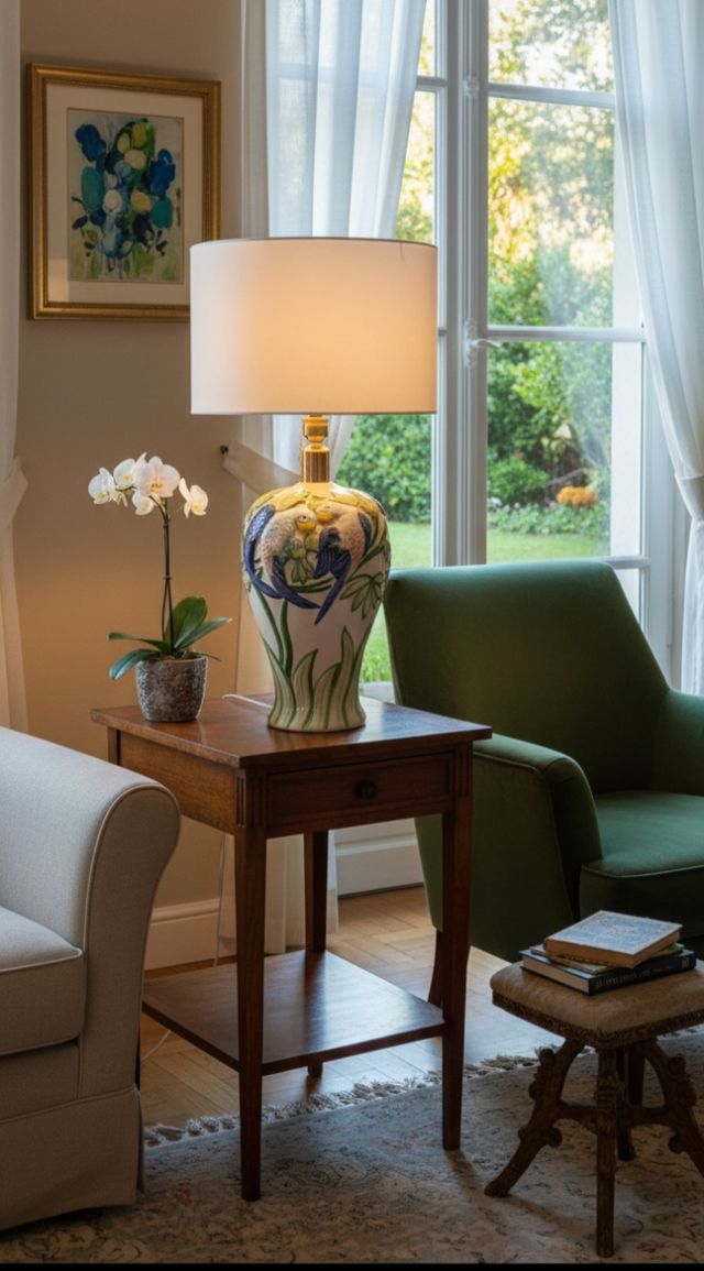 Lámpara Cerámica Esmaltada