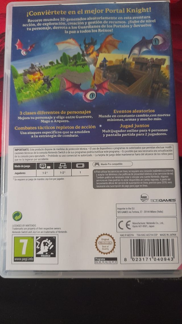 Portal Knights Nintendo Switch RPG