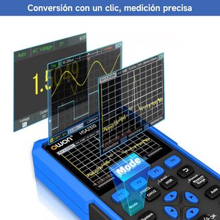 Analizador de Espectro 3 en 1 de 9kHz a 3GHz