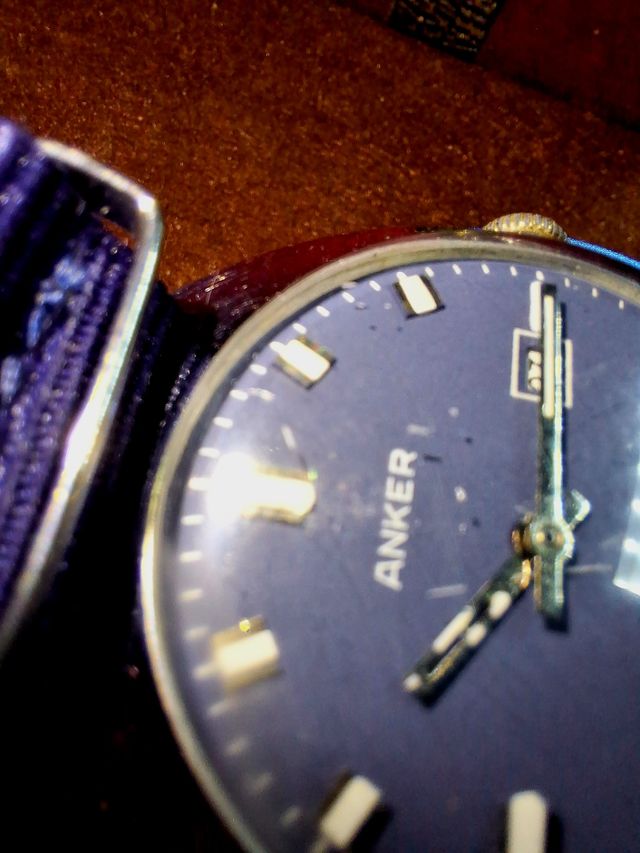 Reloj Anker 36mm cuerda funcionando perfectamente