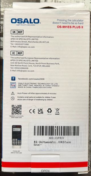 Calculadora Científica OSALO OS-991ES PLUS II