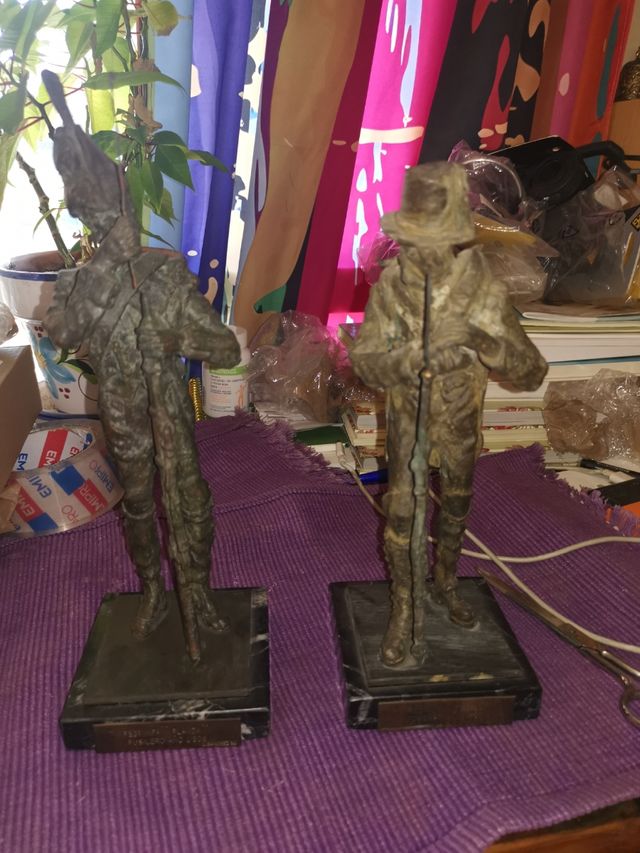 Escultura Bronce Fusilero Irlandés 1806 J. Sánchez