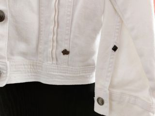 Talla Grande Cazadora vaquera blanca MS Mode
