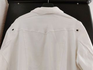 Talla Grande Cazadora vaquera blanca MS Mode