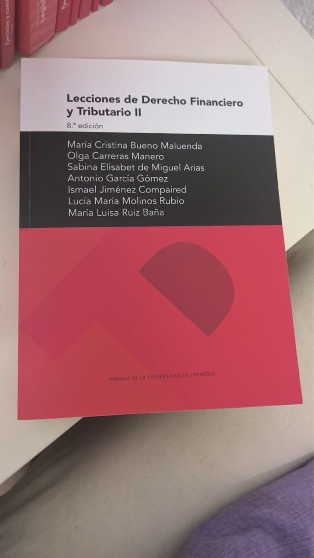 Lecciones De Derecho Financiero Y Tributario Ii