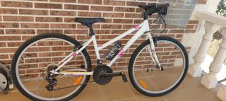 Bicicleta Rockrider 520 Blanca
