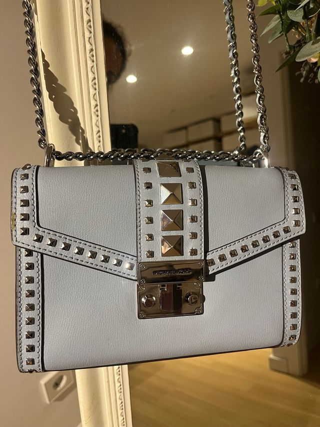 Bolso Michael Kors Azul con Tachuelas