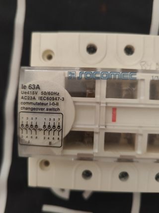 Interruptor SOCOMEC 63A 415V