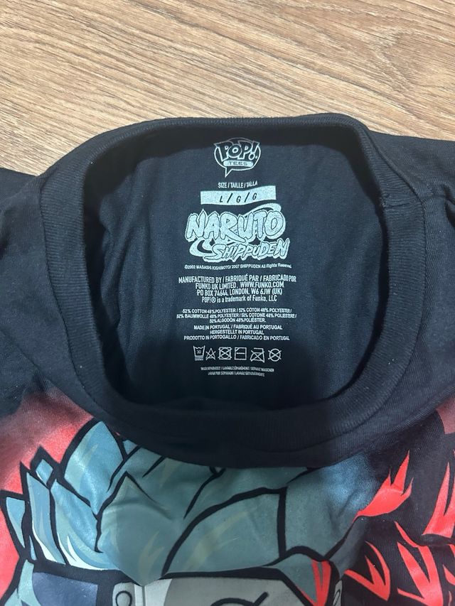 Lote Funko Pop Naruto Shippuden Kakashi + Camiseta