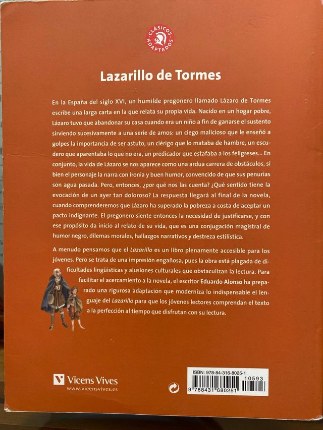 El Lazarillo De Tormes N/c (clasicos Adaptados)...