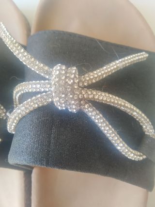 Sandalias mujer con pedrería talla 36